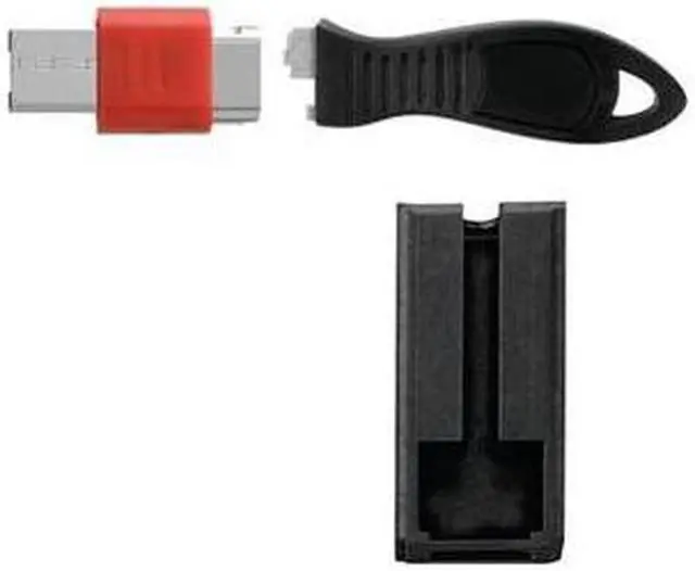 Alt view image 4 of 16 - Kensington K67915WW USB Port Lock with Square Cable Guard 10 Unit Min Ds Only