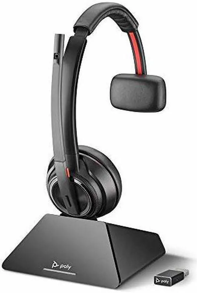 Alt view image 2 of 6 - PLANTRONICS 209213-01 Savi 8210 UC, S8210 C USB-A, D200 USB-A, OTH, MONO, DECT 6.0, NA
