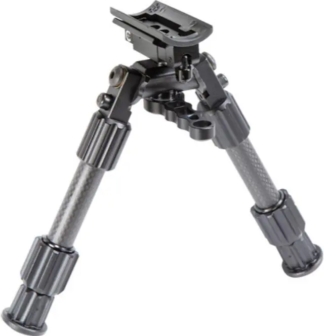 Main image of CALDWELL 1092515 CALDWELL ACCUMAX CARBON FIBER PREM SWIVEL STUD BIPOD 6-9IN
