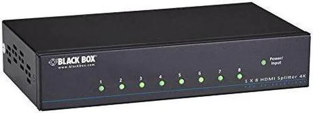 Alt view image 8 of 11 - Black Box VSP-HDMI1X8-4K 1x8 4K HDMI Splitter