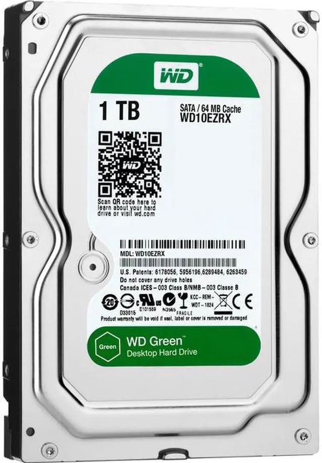 Alt view image 10 of 10 - WESTERN DIGITAL WD10EZRX Western Digital Caviar Green WD10EZRX 1TB IntelliPower SATA3SATA 6.0 GBs 64MB Hard Drive (3.5 inch)