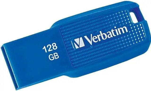 Alt view image 2 of 13 - VERBATIM CORPORATION 70880 VERBATIM 128GB ERGO USB 3.0 BLU