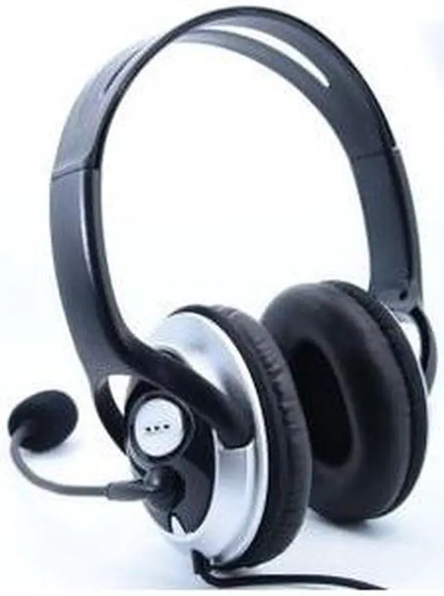 Main image of Spracht Noise-Canceling Stereo On-the-Ear Computer Headset Black (ZUMWDUSB2)