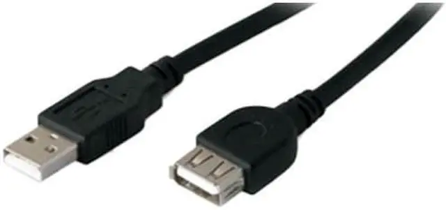 Alt view image 6 of 8 - AddOn USBEXTAA10FB 10ft (3M) Black USB 2.0 A to A Extension Cable
