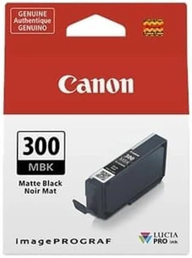 Alt view image 2 of 12 - Canon LUCIA PRO PFI-300 Original Inkjet Ink Cartridge Matte Black Pack 4192C002