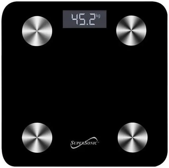 Alt view image 4 of 6 - Supersonic Bluetooth Fitness Weight Smart Scale Tracker Body Composition Analyzer SC-851BTS
