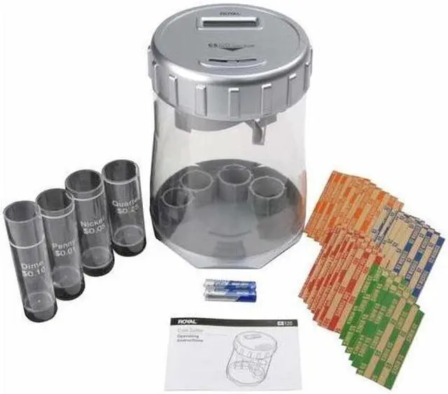 Alt view image 8 of 8 - Royal Cs120 Coin Sorter Silver