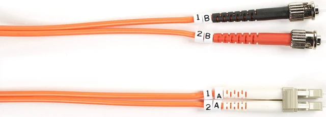 Alt view image 3 of 8 - Black Box 62.5-Micron Multimode Value Line Patch Cable ST-LC 10-m (32.8-ft.)