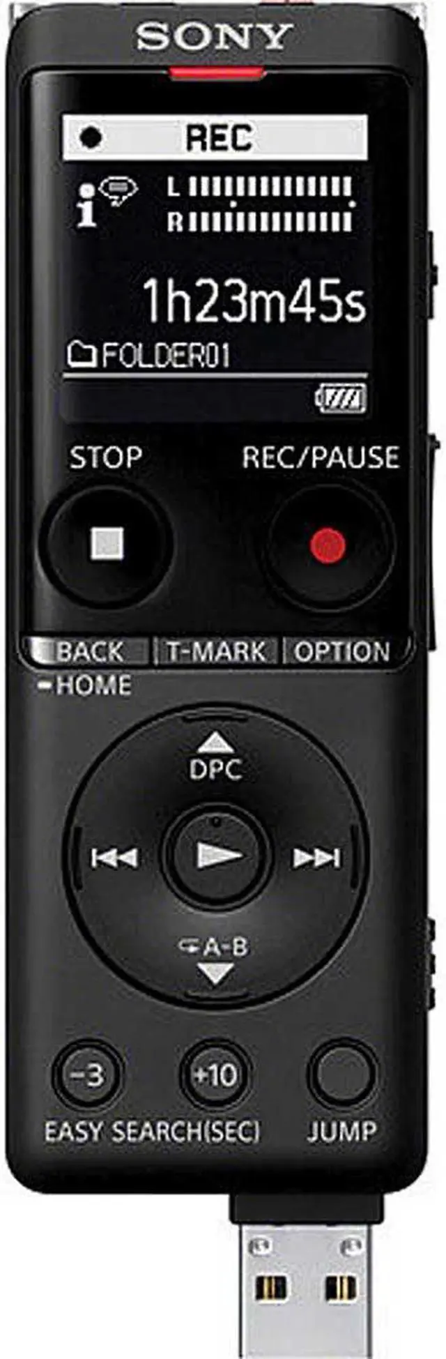 Alt view image 12 of 20 - Sony ICD-UX570 - Voice recorder - 4 GB - black
