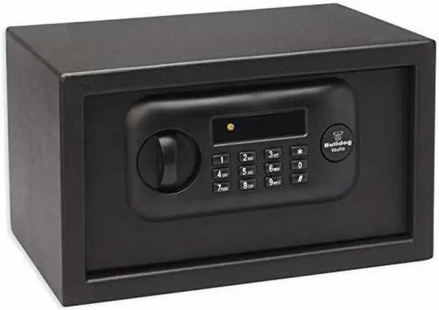Alt view image 6 of 7 - Bulldog Cases BD1060 Standard 2-Shelf Digital Electronic Locking Pistol Vault 10 x 13.5 x 10