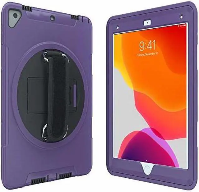 Alt view image 2 of 11 - CTA Digital 360 Protective Case for Select 10.2 and 10.5 iPad Models Purple