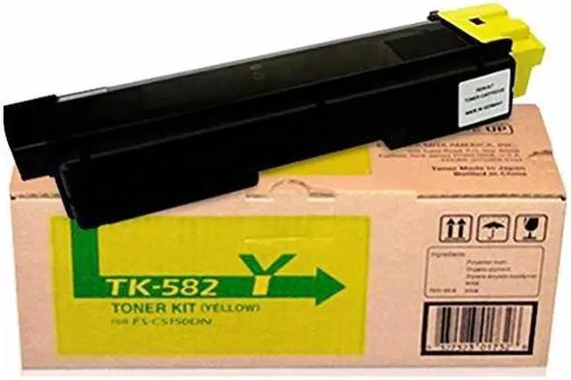 Alt view image 6 of 8 - Kyocera Copystar TK582Y FS-C5150DN TK582Y Yellow Toner Yellow