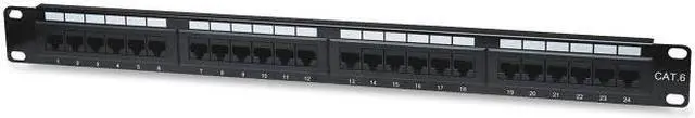 Main image of INTELLINET CAT6 PATCH PANEL 24-PORT, UTP, 1U