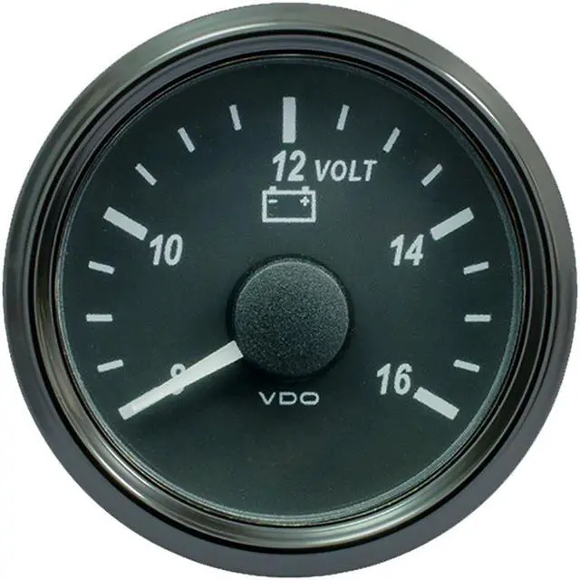 Main image of VDO SINGLEVIU 52MM (2-1/16) VOLTMETER F/ 12V SYSTEMS
