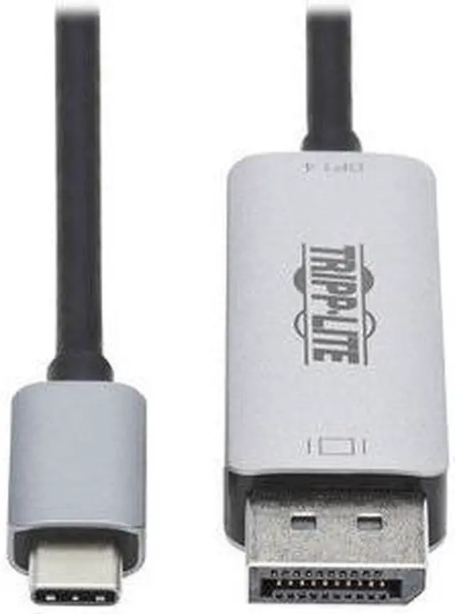 Alt view image 3 of 8 - Tripp Lite U444-003-Dp8se Displayport/Usb-C A/V Cable