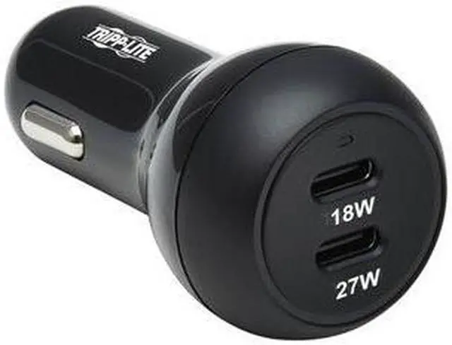Alt view image 6 of 20 - Tripp Lite USB Dual-Port Car Charger Black U280C0245W2B