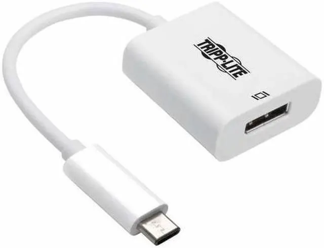 Alt view image 6 of 10 - Tripp Lite U444-06N-DP8W DisplayPort/USB-C A/V Adapter U44406NDP8W