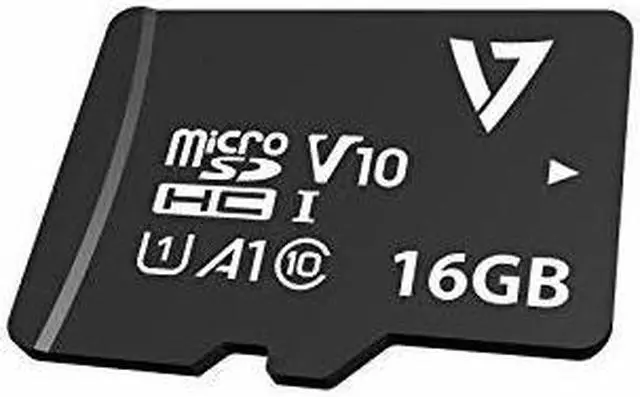 Alt view image 3 of 3 - V7 VPMSDH16GU1 16 GB Class 10/UHS-I microSDXC