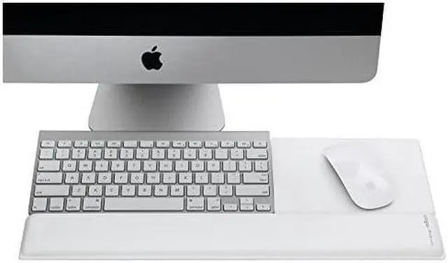 Alt view image 6 of 19 - RAIN DESIGN 10011 MREST WRIST REST  and  MOUSE PAD - WHITE