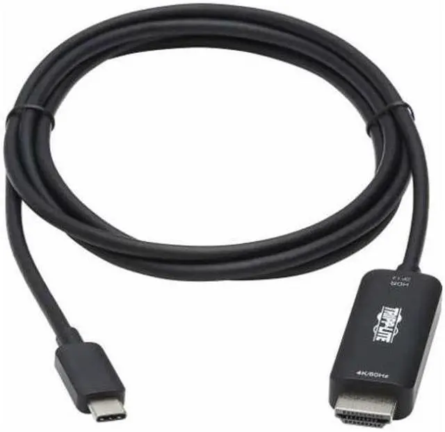 Alt view image 7 of 13 - Tripp Lite U444-003-Hdr4be Usb-C To Hdmi Adapter Cable M/M Black 3 Ft.