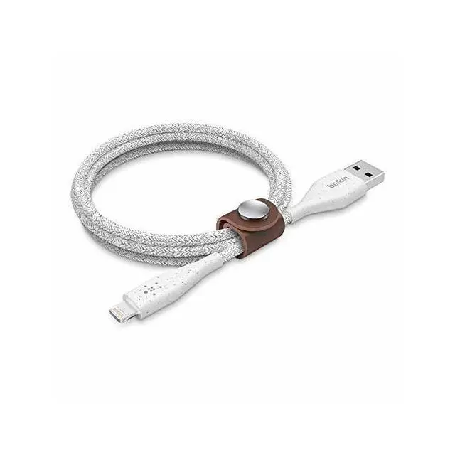 Alt view image 5 of 8 - Belkin Duratek Plus Lightning To Usb-A Cable With Strap