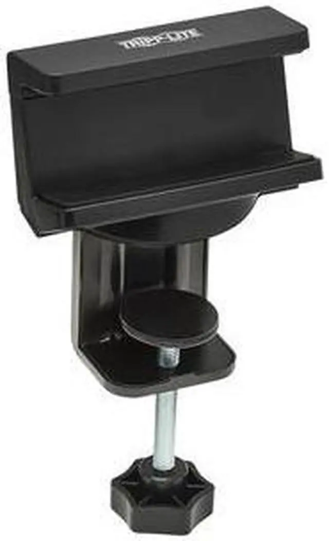 Alt view image 3 of 6 - Tripp Lite Clamp-On 1.6-2.4" Wide Power Strip Holder Mount Black CLAMPUSBLK