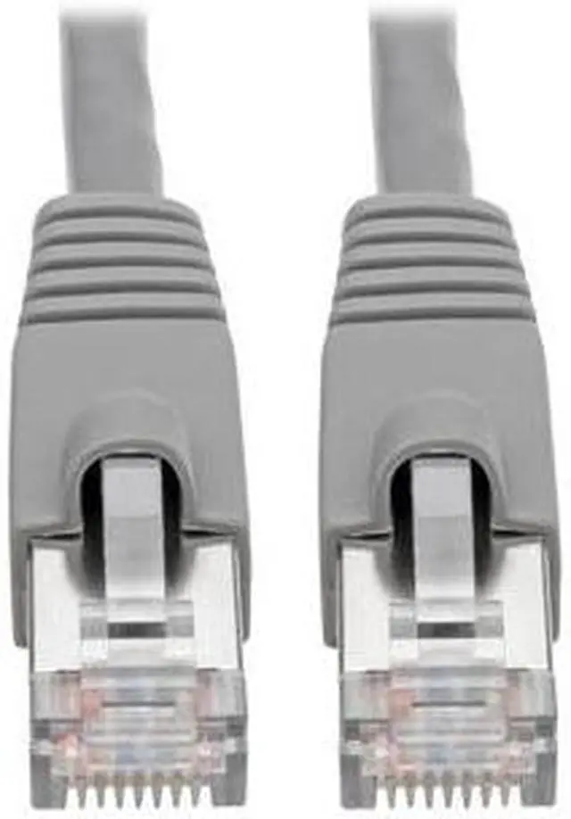 Alt view image 13 of 20 - Tripp Lite N262-010-GY Cat6A 10G-Certified Snagless Shielded Stp Network Patch Cable (Rj45 M/M) , Poe, Gray, 10 Ft. - Patch Cable (Dte) - Rj-45 (M) To Rj-45 (M) - 10 Ft - Stp - Cat 6A - Ieee 802.3Af