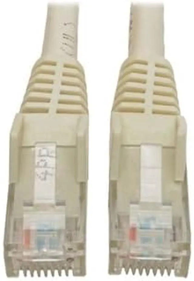 Alt view image 6 of 14 - Tripp Lite N201-008-WH Premium Cat6 Gigabit Snagless Molded Utp Patch Cable, 24 Awg, 550 Mhz/1 Gbps (Rj45 M/M) , White, 8 Ft. - Patch Cable - Rj-45 (M) To Rj-45 (M) - 8 Ft - Utp - Cat 6 - Ieee 802.3A