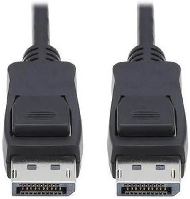 Alt view image 13 of 17 - Tripp Lite 15ft DisplayPort 1.4 Cable w/ Latching Connectors M/M Black P580015V4