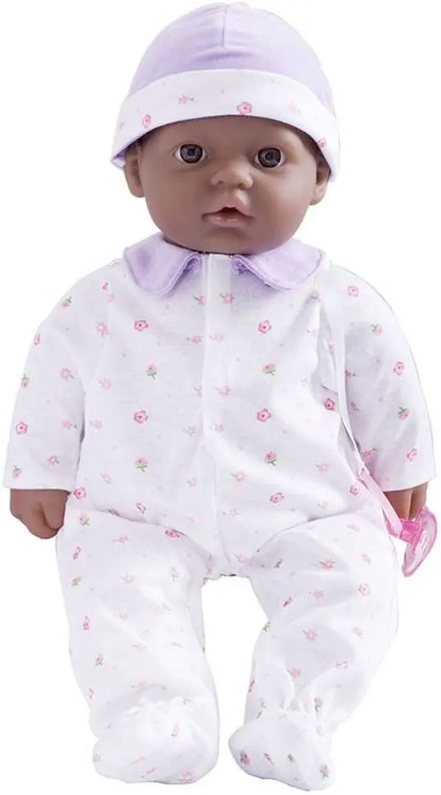 Alt view image 2 of 5 - JC Toys La Baby 16" African-American Baby Doll with Pacifier (BER15031)