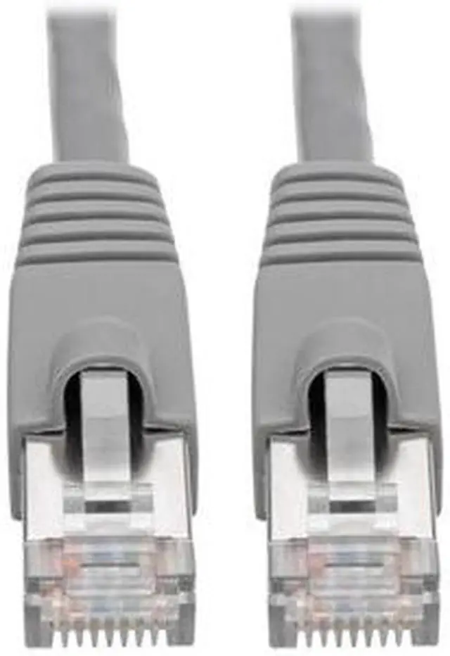 Alt view image 5 of 14 - Tripp Lite 25ft Cat6a Snagless STP Network Patch Cable Gray N262025GY