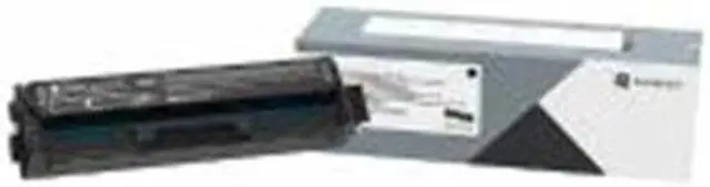 Alt view image 3 of 14 - Lexmark C340X10 Laser Toner Cartridge Black in Retail Packaging