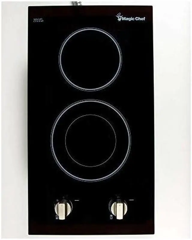 Alt view image 4 of 9 - Magic Chef 12-Inch Electric Cooktop 240V MCSCTE12BG1