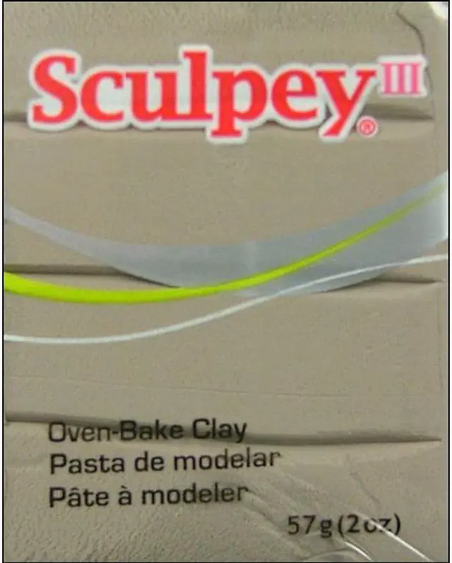 Alt view image 5 of 5 - Sculpey III Polymer Clay 2oz-Elephant Gray