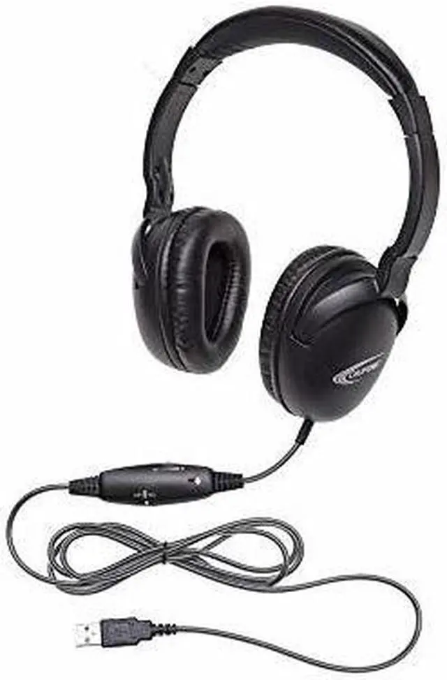 Alt view image 3 of 5 - Califone 1017IMUSB NeoTech USB Headset with Califuff Braided Cord And Volume Control