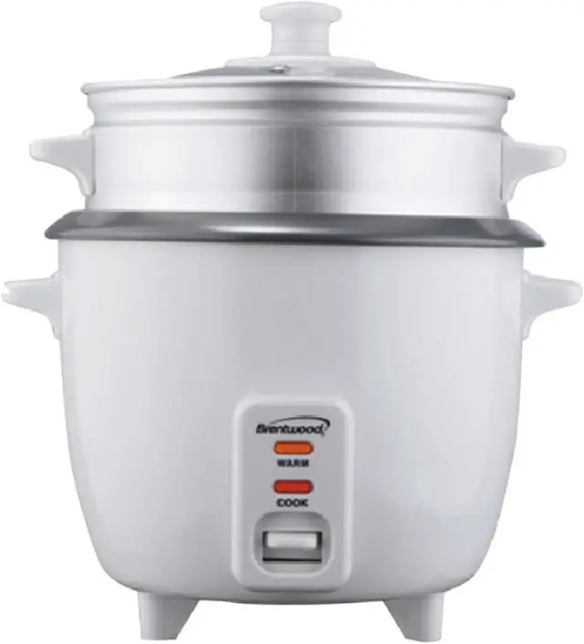 Alt view image 4 of 4 - Brentwood Appliances TS-380S Rice Cooker with Steamer (10 Cups, 700 Watts)