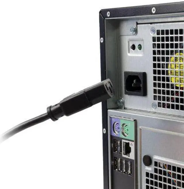 Alt view image 7 of 7 - C2g 6Ft Computer Power Cable