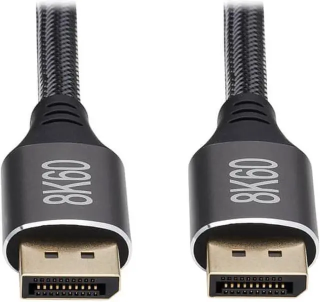 Alt view image 5 of 15 - Tripp Lite P580-009-8K6 Displayport A/V Cable