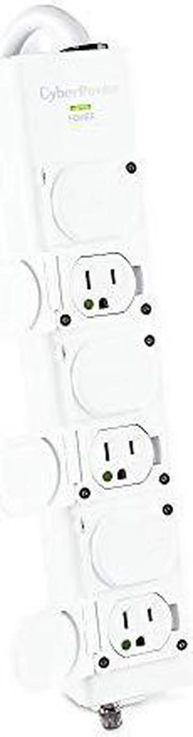 Alt view image 9 of 9 - CyberPower MPV615P Power Strips 6 Outlet Power Strip