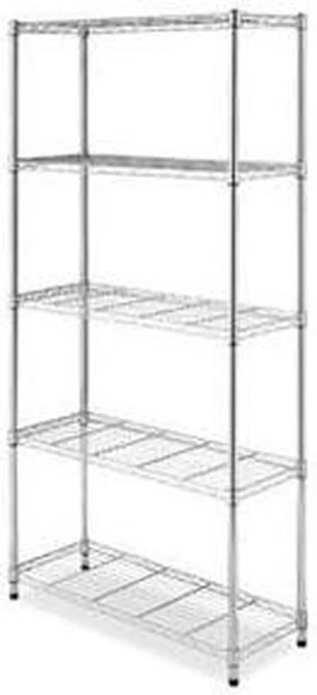 Main image of WHITMOR 6060-267 Supreme 5 Tier Shelving Chrome