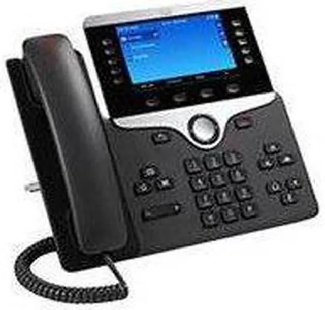 Alt view image 11 of 12 - Cisco CP-8851-3PCC-K9= 8851 IP Phone - Corded/Cordless - Corded - Bluetooth - Desktop, Wall Mountable - Charcoal