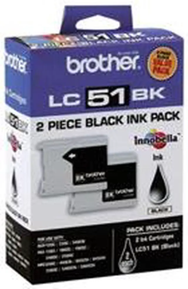 Alt view image 13 of 17 - Brother International Corporat Black Ink Cartridge-2 Pack