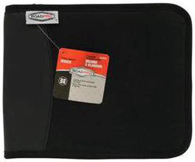 Alt view image 3 of 20 - RoadPro LB-001BK 3-Ring Binder for Loose-Leaf Log Sheets - Black Zippered 10.5 x 8.5