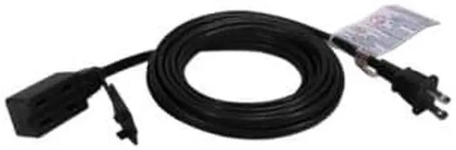 Alt view image 6 of 9 - Qvs 3-Outlet 2-Prong 15Ft Power Extension Cord - 3 X Ac Power - 15 Ft Cord - 13 A Current - 125 V Ac Voltage - 1625 W