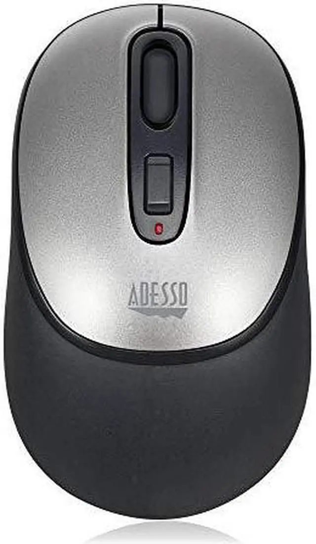 Alt view image 14 of 20 - Adesso iMouse A10 Antimicrobial 1600dpi 2.4GHz Wireless Mouse - Black/Silver