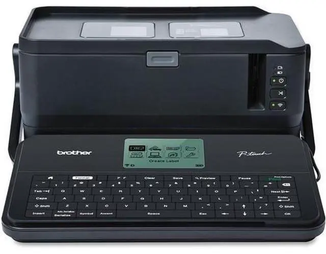 Alt view image 9 of 20 - Brother P-touch PTD800W Thermal Transfer Printer - Desktop - Label Print
