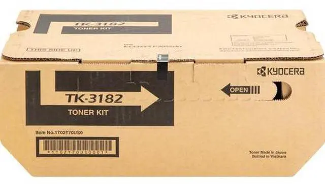 Alt view image 9 of 13 - Kyocera TK-3182, TK3182 Black Toner Cartridge 1T02T70US0