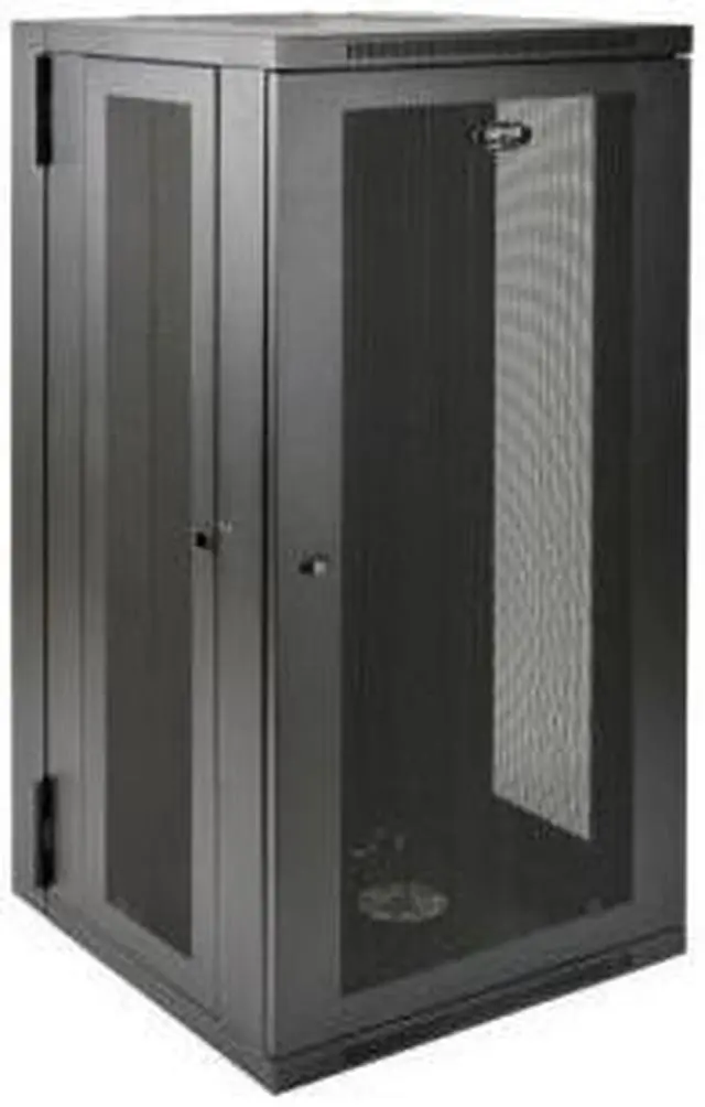 Alt view image 17 of 20 - Tripp Lite SmartRack 26U UPS-Depth Wall-Mount Rack Enclosure Cabinet, Hinged Back