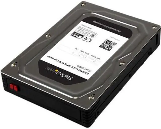 Alt view image 6 of 6 - StarTech.com 25SAT35HDD 2.5” to 3.5” SATA Aluminum Hard Drive Adapter Enclosure SSD / HDD Height up to 12.5mm - 2.5in to 3.5in SATA SSD/HDD Converter