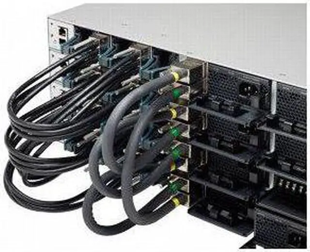 Alt view image 8 of 8 - CISCO STACK-T1-3M= Stackwise-480 3 m Stacking Cable Spare - for Network Device - 9.84 ft